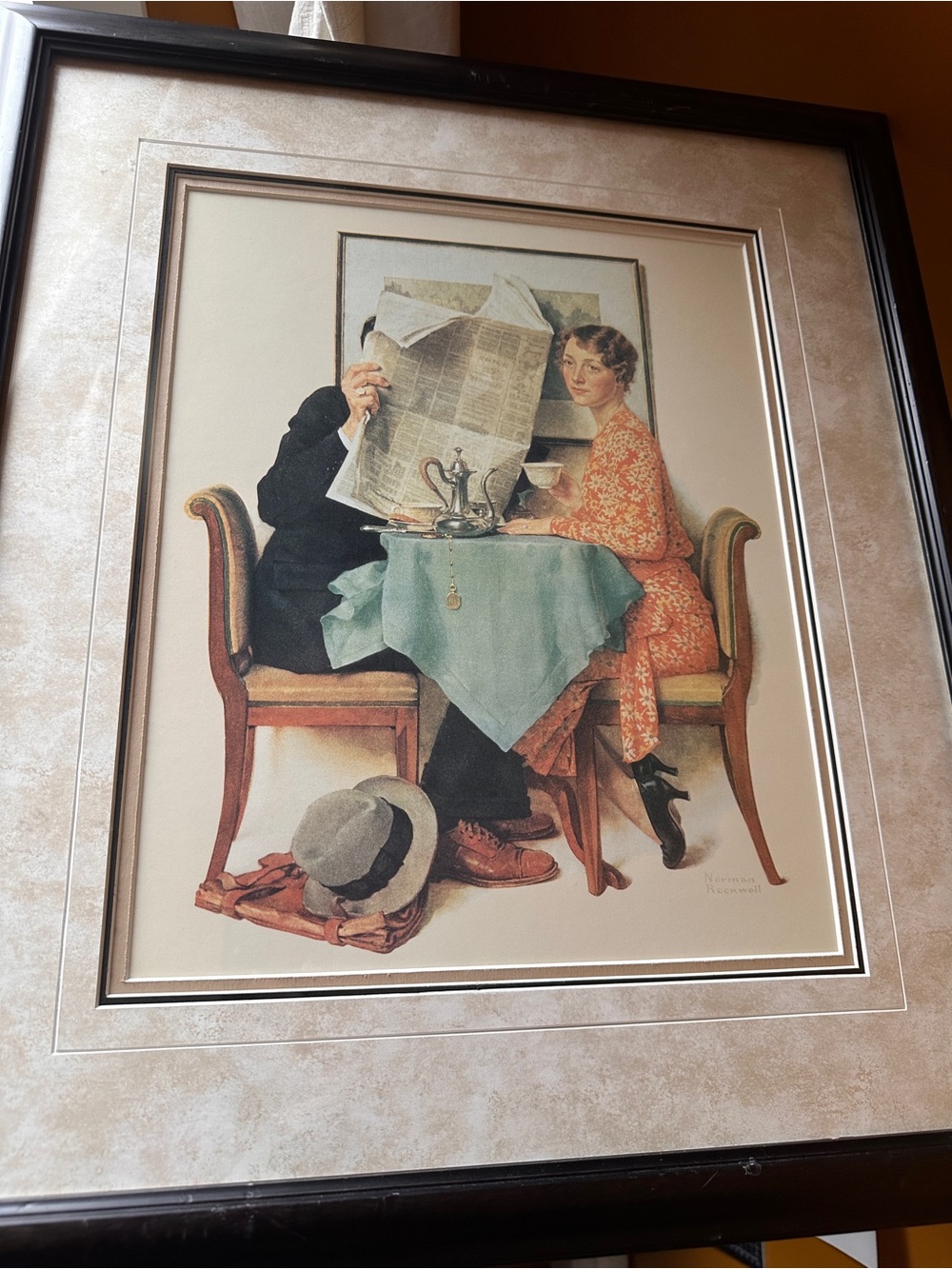 Norman Rockwell Framed Print